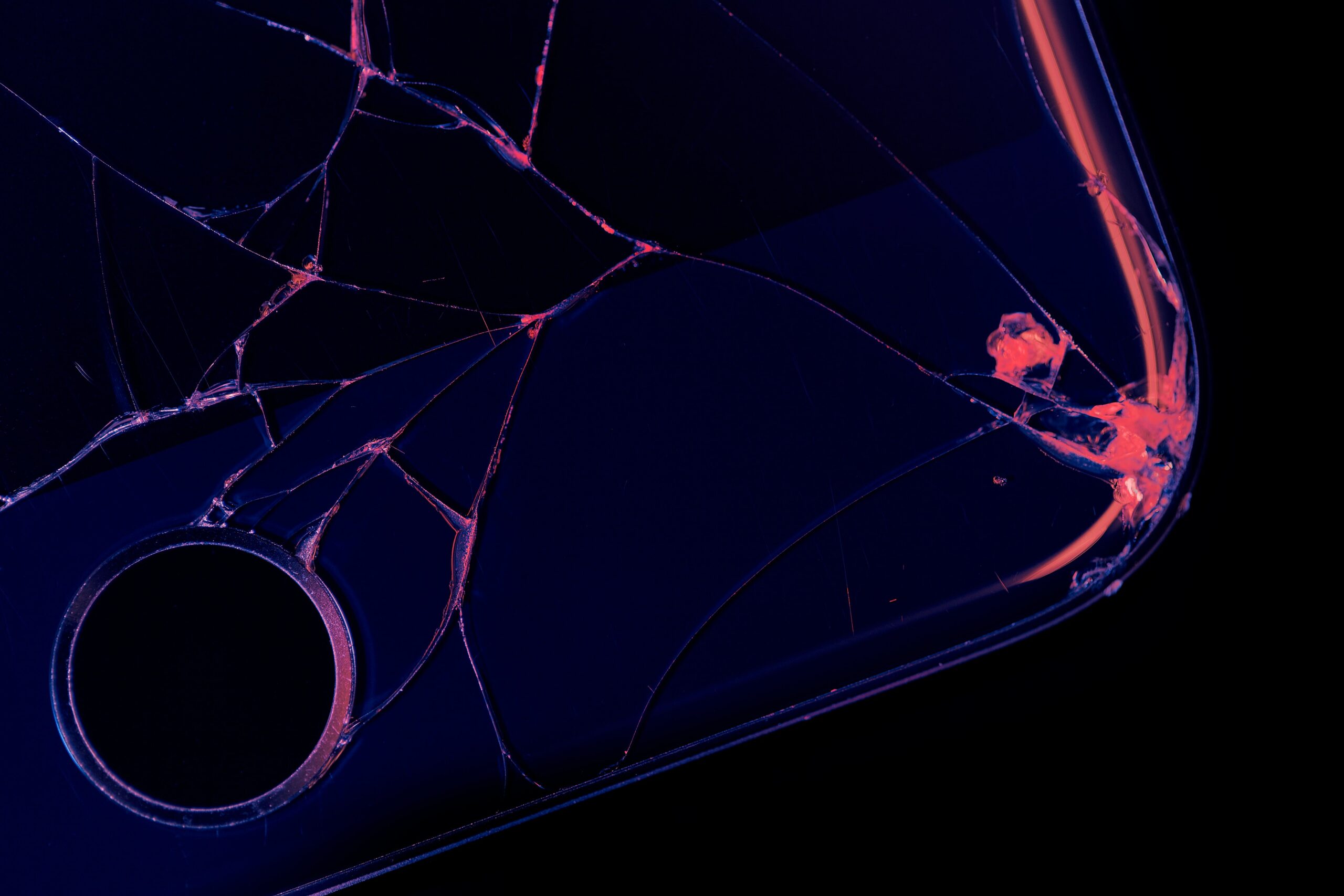 cracked phone
